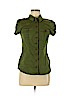 Maurices Green Short Sleeve Button-Down Shirt Size S - photo 1