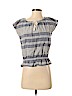 Ann Taylor LOFT 100% Cotton Blue Short Sleeve Blouse Size XS (petite) - photo 1