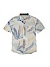 Vans 100% Cotton Print Blue Short Sleeve Button-Down Shirt Size S (youth) - photo 1