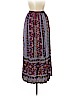 Angie 100% Rayon Purple Casual Skirt Size M - photo 1