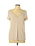 Daytrip Tan Short Sleeve Top Size L - photo 1