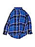 Old Navy Plaid Blue Long Sleeve Button-Down Shirt Size 14 - photo 1