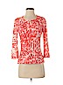 St. John Red 3/4 Sleeve Top Size P (petite) - photo 1