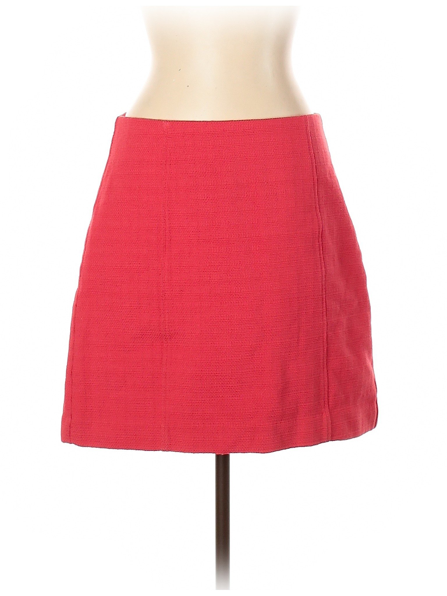 ann taylor loft red skirt