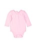 Baby Gap 100% Cotton Pink Long Sleeve Onesie Size 3-6 mo - photo 1
