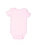 Baby Gap 100% Cotton Pink Short Sleeve Onesie 6-9 MO / 9 MO - photo 1