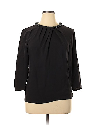 Lafayette 148 New York 3/4 Sleeve Blouse (view 1)