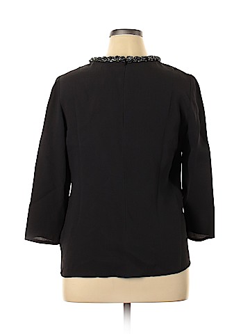 Lafayette 148 New York 3/4 Sleeve Blouse (view 2)