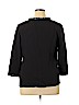 Lafayette 148 New York 100% Polyester Black 3/4 Sleeve Blouse Size 12 - photo 2