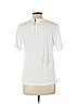 Oscar De La Renta White Short Sleeve T-Shirt Size L - photo 2