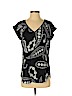 Express Black Short Sleeve Blouse Size S (petite) - photo 1