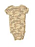Carter's 100% Cotton Camo Green Short Sleeve Onesie 3-6 MO / 6 MO - photo 2