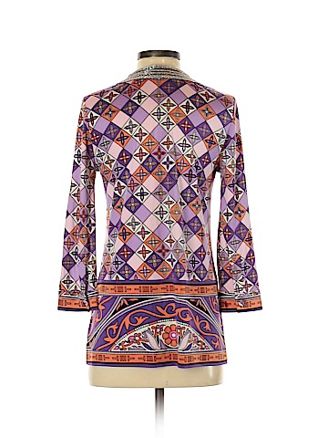 Tory Burch 3/4 Sleeve Silk Top (view 2)