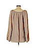 Theory 100% Rayon Tan Long Sleeve Blouse Size S - photo 2