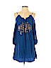 Tracy Reese 100% Silk Blue Casual Dress Size P (petite) - photo 1