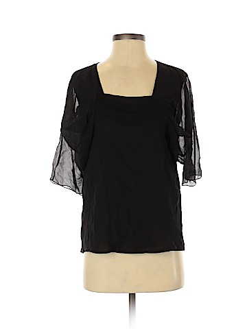 Ports 1961 Short Sleeve Silk Top (view 1)