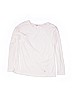 Guess Kids Solid White Long Sleeve Top Size 10 - 12 - photo 1