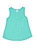 Japna Kids 100% Polyester Green Sleeveless Blouse Size 12 - photo 1