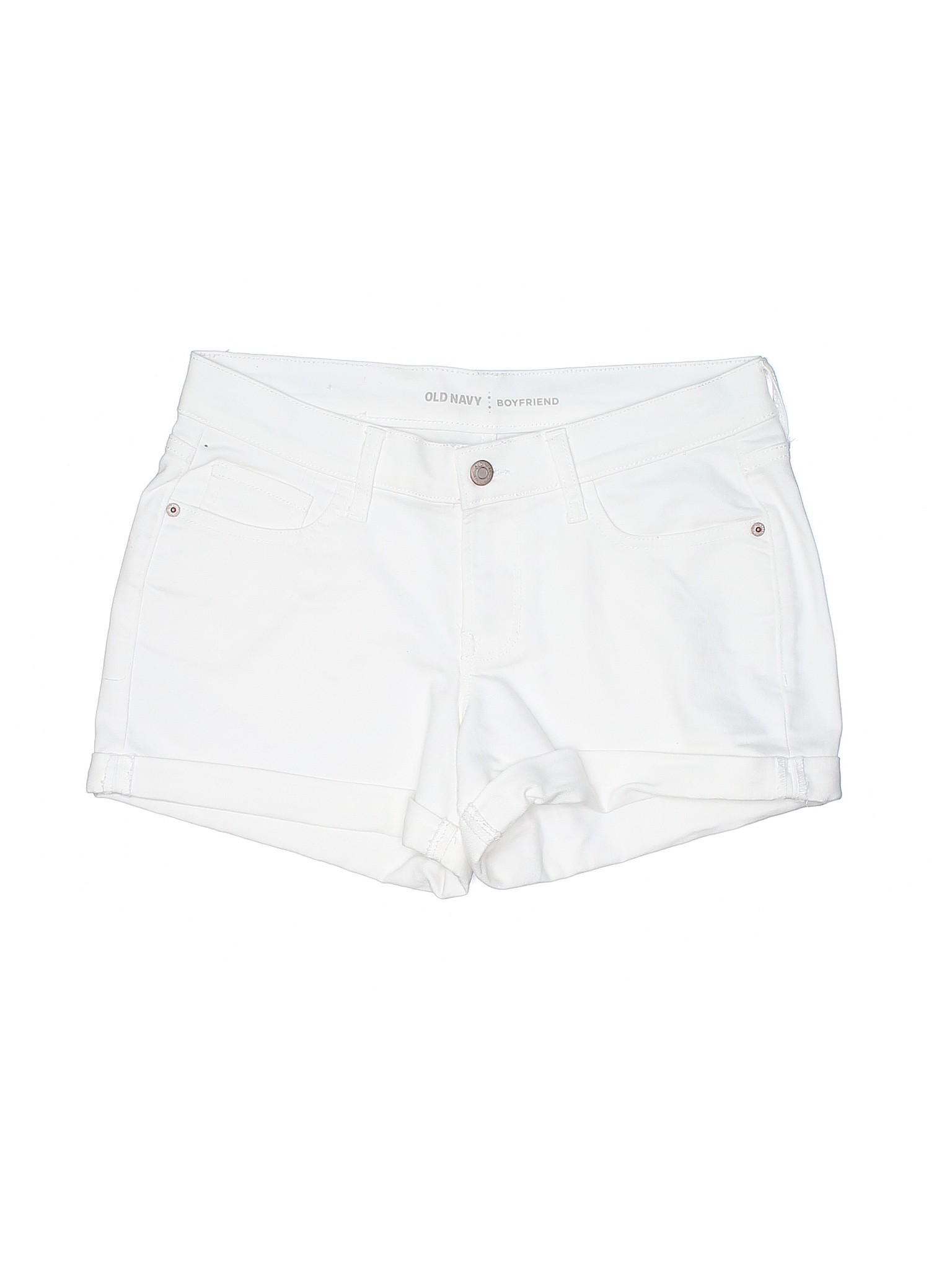 old navy white jean shorts