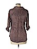 Soft Surroundings 100% Lyocell Brown Long Sleeve Button-Down Shirt Size M (petite) - photo 2
