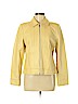 Doncaster 100% Leather Yellow Leather Jacket Size 8 - photo 1