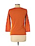 Agnona 100% Cotton Orange 3/4 Sleeve Top Size EU 46 / US 16 - photo 2