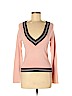 La Perla Pink Silk Pullover Sweater Size M - photo 1
