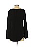 Lush 100% Polyester Black Long Sleeve Blouse Size S - photo 2