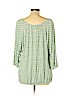Old Navy 100% Rayon Green 3/4 Sleeve Top Size XL - photo 2
