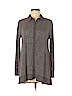 Pleione Gray Long Sleeve Blouse Size M - photo 1