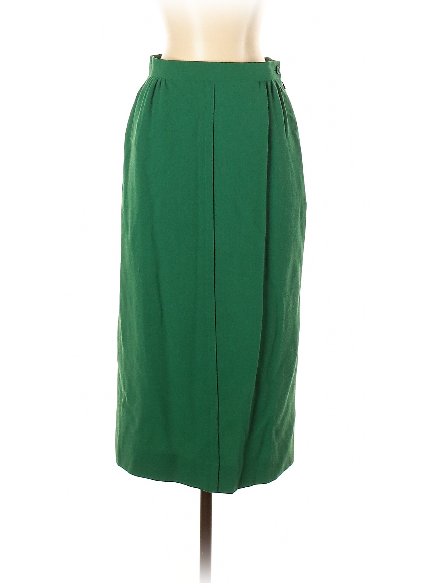 Jaeger Women Green Wool Skirt 10 | eBay