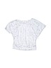 Iz Byer White Short Sleeve Top Size 6 - photo 1