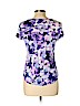 Simply Vera Vera Wang 100% Rayon Purple Short Sleeve Top Size L (petite) - photo 2