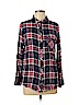 Staccato 100% Rayon Red Long Sleeve Button-Down Shirt Size L - photo 1