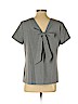 Banana Republic Factory Store Gray Short Sleeve Blouse Size S (petite) - photo 2