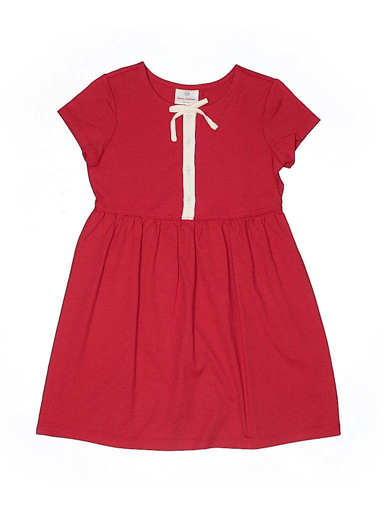 Hanna Andersson 100% Cotton Red Dress Size 130 (CM) - 46% off | ThredUp
