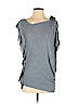 Ella Moss 100% Micro Modal Gray Short Sleeve Top Size S - photo 1
