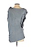 Ella Moss 100% Micro Modal Gray Short Sleeve Top Size S - photo 2