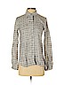 Theory Gray Long Sleeve Button-Down Shirt Size P (petite) - photo 1