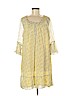 Assorted Brands 100% Silk Yellow Casual Dress Size M - photo 1