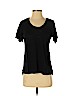 Ann Taylor LOFT Black Short Sleeve T-Shirt Size XS (petite) - photo 1