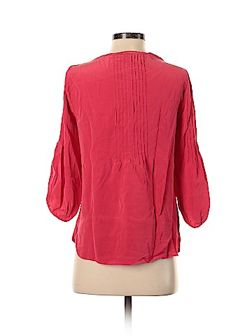 Tibi 3/4 Sleeve Silk Top (view 2)