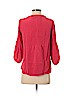 Tibi 100% Silk Pink 3/4 Sleeve Silk Top Size 2 - photo 2
