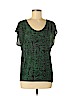 The Podolls 100% Rayon Green Short Sleeve Top Size M - photo 1