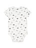 Carter's 100% Cotton Print White Short Sleeve Onesie 12-18 MO / 18 MO - photo 2