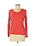 Armani Collezioni Red Long Sleeve Top Size 8 - photo 1