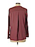 Ann Taylor LOFT Outlet Burgundy Long Sleeve Top Size M (petite) - photo 2