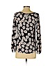 Ann Taylor LOFT 100% Polyester Black Long Sleeve Blouse Size XS (petite) - photo 2