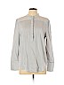 Ann Taylor 100% Viscose White Long Sleeve Blouse Size XL - photo 1