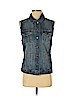 Forever 21 100% Cotton Blue Denim Vest Size S - photo 1